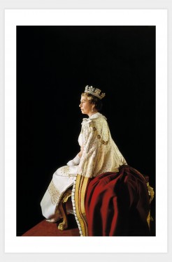 A painting of Her Majesty The Queen by Richard Stone
