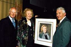 A photograph of Portrait unveiling of Dame Joan Sutherford