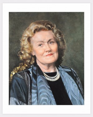 A portrait of Dame Joan Sutherland by Richard Stone