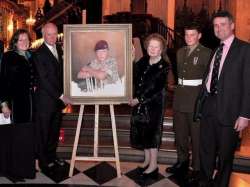 A photograph of Soldier Back From Helmand 4 unveiling St. Paul's Cathedral